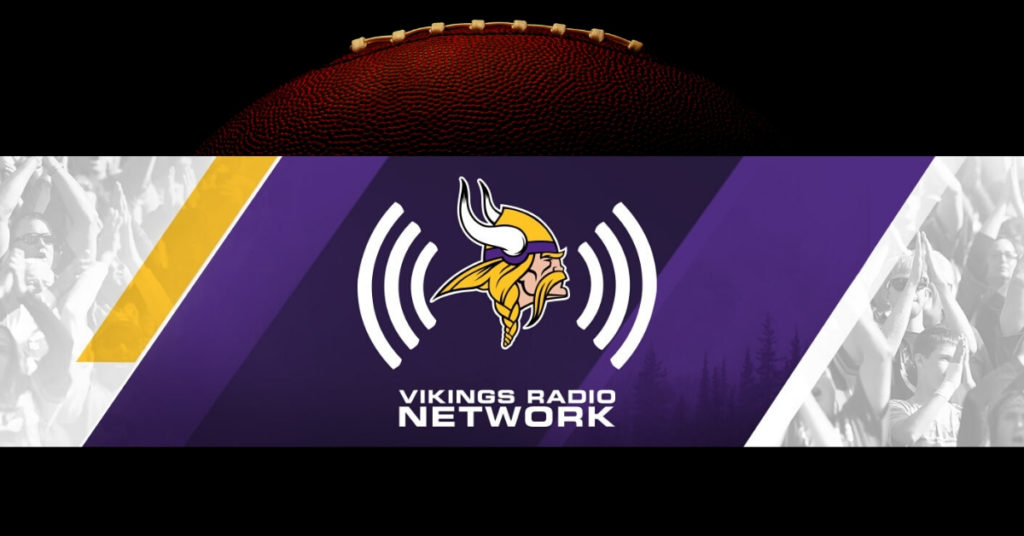 vikings game radio