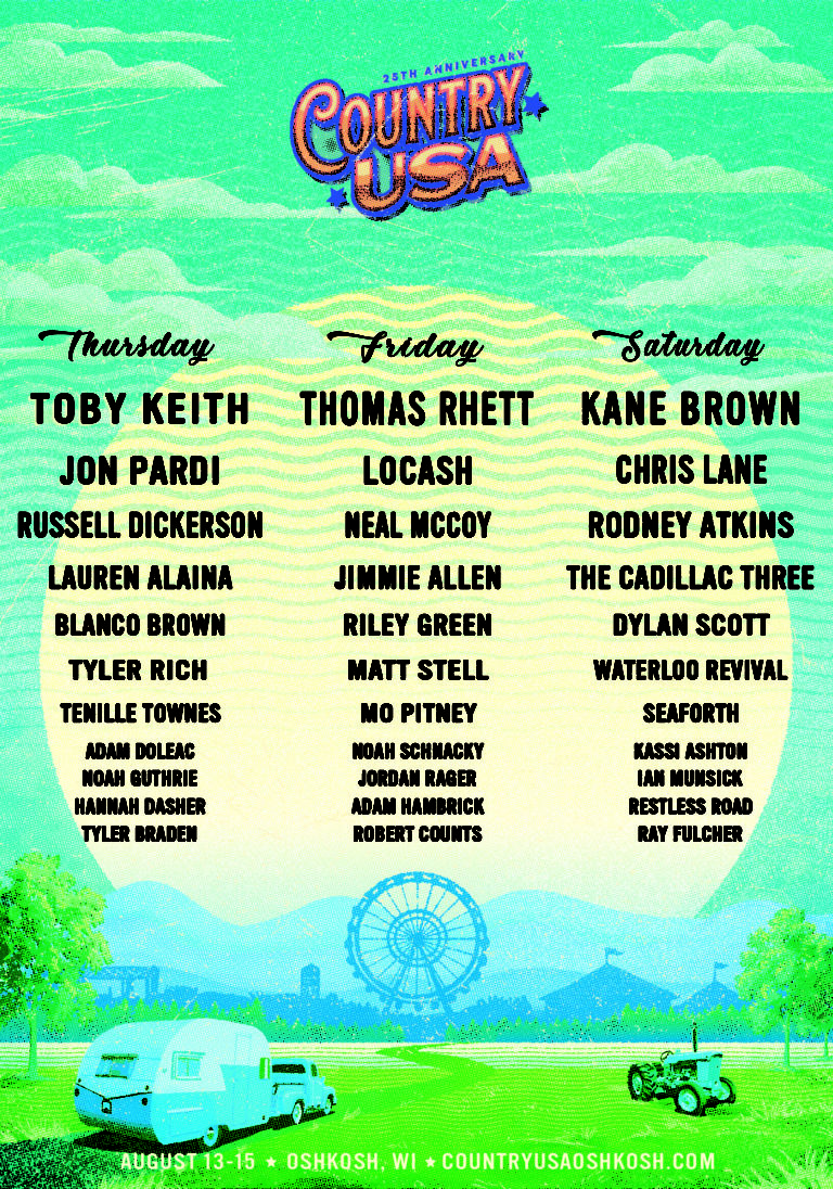 Here's Country USA's Full Lineup! KQ98