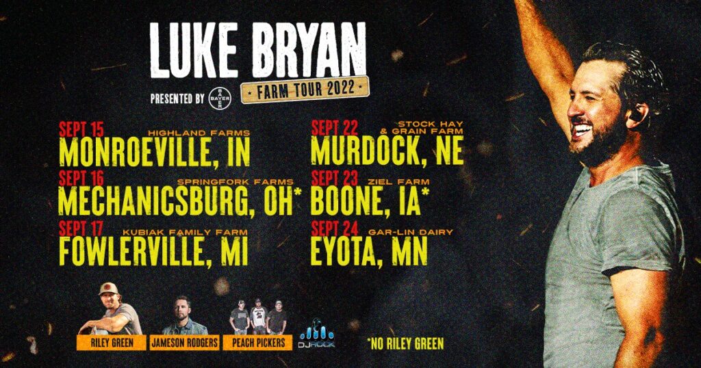 luke bryan farm tour eyota mn tickets