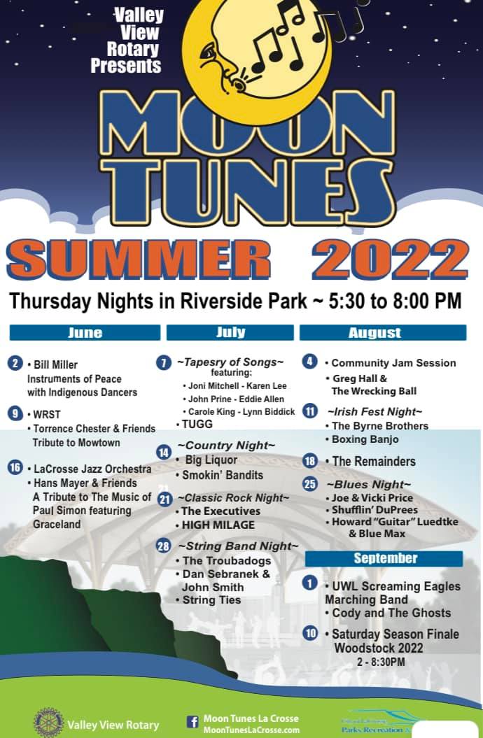 Moon Tunes Summer Concert Series Returns to Riverside Park KQ98